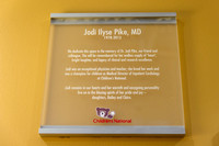 09/12/2014 In Memory of Jodi Ilyse Pike, MD ~ Dedication of the Cardiology Consultation Room